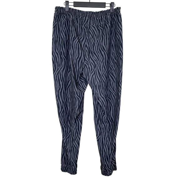 Tommy Bahama IslandZone Alicia Zebra Joggers Gray Black Women’s M Travel Pants - Picture 8 of 15